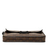 Louis Vuitton Monogram Macassar S Lock A4 Pouch Secondhand