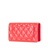 Chanel CC Quilted Patent Leather L Yen Bifold Wallet Secondhand