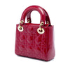 Dior Mini Patent Cannage Lady Dior Secondhand