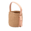 Chloé Mifuko Mini Raffia Horse Medal Basket Bag Secondhand