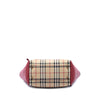 Burberry Small Haymarket Check Coated Canvas and Calfskin Canterbury Tote Secondhand