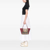 Burberry Small Haymarket Check Coated Canvas and Calfskin Canterbury Tote Secondhand