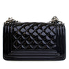 Chanel Small Quilted Patent Boy Flap Secondhand