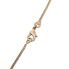 Secondhand Chanel CC Gold Plated and Enamel Camellia Round Pendant Necklace