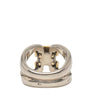 Hermès Sterling Silver and 18K Yellow Gold History Ring Secondhand