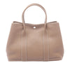 Hermès HERMES Garden party PM Tote Bag Negonda leather leather Negonda leather Gray Etoupe Grey Used Women Secondhand
