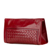 Bottega Veneta Leather Intrecciato Clutch Secondhand