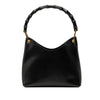 Gucci Calfskin Bamboo Shoulder Bag Secondhand