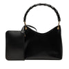 Gucci Calfskin Bamboo Shoulder Bag Secondhand