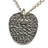 Chanel Silver Plated Enamel CC Strawberry Charm Pendant Necklace Secondhand