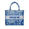 Dior Small Canvas Embroidered Toile De Jouy Sauvage Book Tote Secondhand