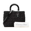 Dior Large Denim Cannage Lady Dior Secondhand