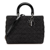 Dior Large Denim Cannage Lady Dior Secondhand
