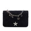 Chanel Quilted Suede Cocostellar Wallet on Chain Secondhand