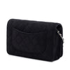 Chanel Quilted Suede Cocostellar Wallet on Chain Secondhand