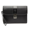 Burberry Calf Leather Clutch Secondhand