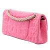 Chanel Croc Quilted Jersey Reissue 2.55 East West Double Flap Secondhand