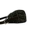 Fendi Zucca Canvas Double Flap Shoulder Bag Secondhand