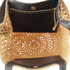 Stella McCartney Raffia Crocheted Basket Bucket Bag Secondhand
