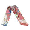 Secondhand Hermès Bouquets Sellier Silk Twilly Scarf