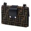 Fendi Zucca Canvas Convertible Baguette Pouch Secondhand