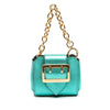 Secondhand Burberry Mini Metallic Calfskin Buckle Charm Handbag