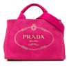 Prada Small Canvas Canapa Logo Tote Secondhand