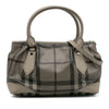 Burberry Smoke Check Coated Canvas Heathcliff Satchel Secondhand