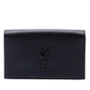 Saint Laurent Grain de Poudre Monogram Monochrome Kate Clutch Secondhand
