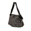 Givenchy Leather Trimmed Monogram Denim Shoulder Bag Secondhand