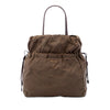 Prada Tessuto Logo Drawstring Tote Secondhand