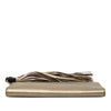 Gucci Metallic Calfskin Bamboo Tassel Clutch Secondhand