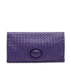 Bottega Veneta Nappa Intrecciato Turn Lock Clutch Secondhand