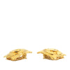 Chanel CC Gold Plated  Rhombus Clip On Earrings Secondhand