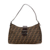 Fendi Zucca Canvas Shoulder Bag Secondhand