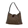 Fendi Zucca Canvas Shoulder Bag Secondhand