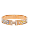 Hermès Narrow Enamel Brides de Gala Love Clic H Bracelet PM Secondhand