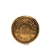 Chanel Gold Plated 31 Rue Cambon Round Brooch Secondhand