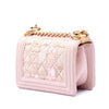 Chanel Mini Quilted Tweed and Lambskin Boy Flap Secondhand
