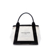 Balenciaga Canvas Navy Cabas Tote S Secondhand