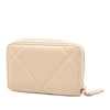 Chanel Quilted Lambskin 19 Zip Coin Purse Secondhand