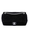 Chanel Medium Quilted Metallic Knit Pluto Glitter Flap Secondhand