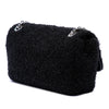 Chanel Medium Quilted Metallic Knit Pluto Glitter Flap Secondhand