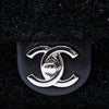 Chanel Medium Quilted Metallic Knit Pluto Glitter Flap Secondhand