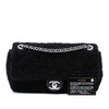 Chanel Medium Quilted Metallic Knit Pluto Glitter Flap Secondhand