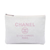 Chanel Medium Raffia Deauville O Case Clutch Secondhand