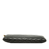 Saint Laurent Chevron Calfskin Monogram Tablet Pouch Secondhand