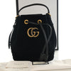 Gucci GG Marmont 2.0 Matelasse Velvet Bucket Bag Secondhand