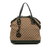 Gucci Large GG Canvas Charm Dome Satchel Secondhand