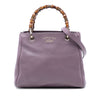 Gucci Small Calfskin Bamboo Shopper Satchel Secondhand